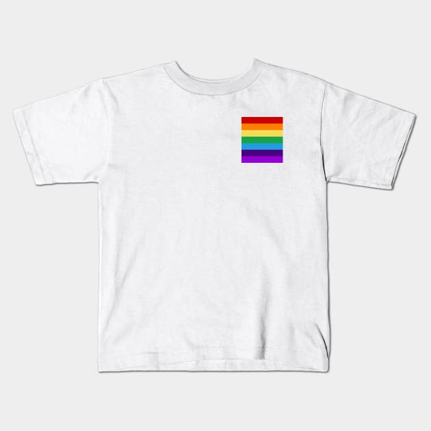 Rainbow flag Kids T-Shirt by LemonBox